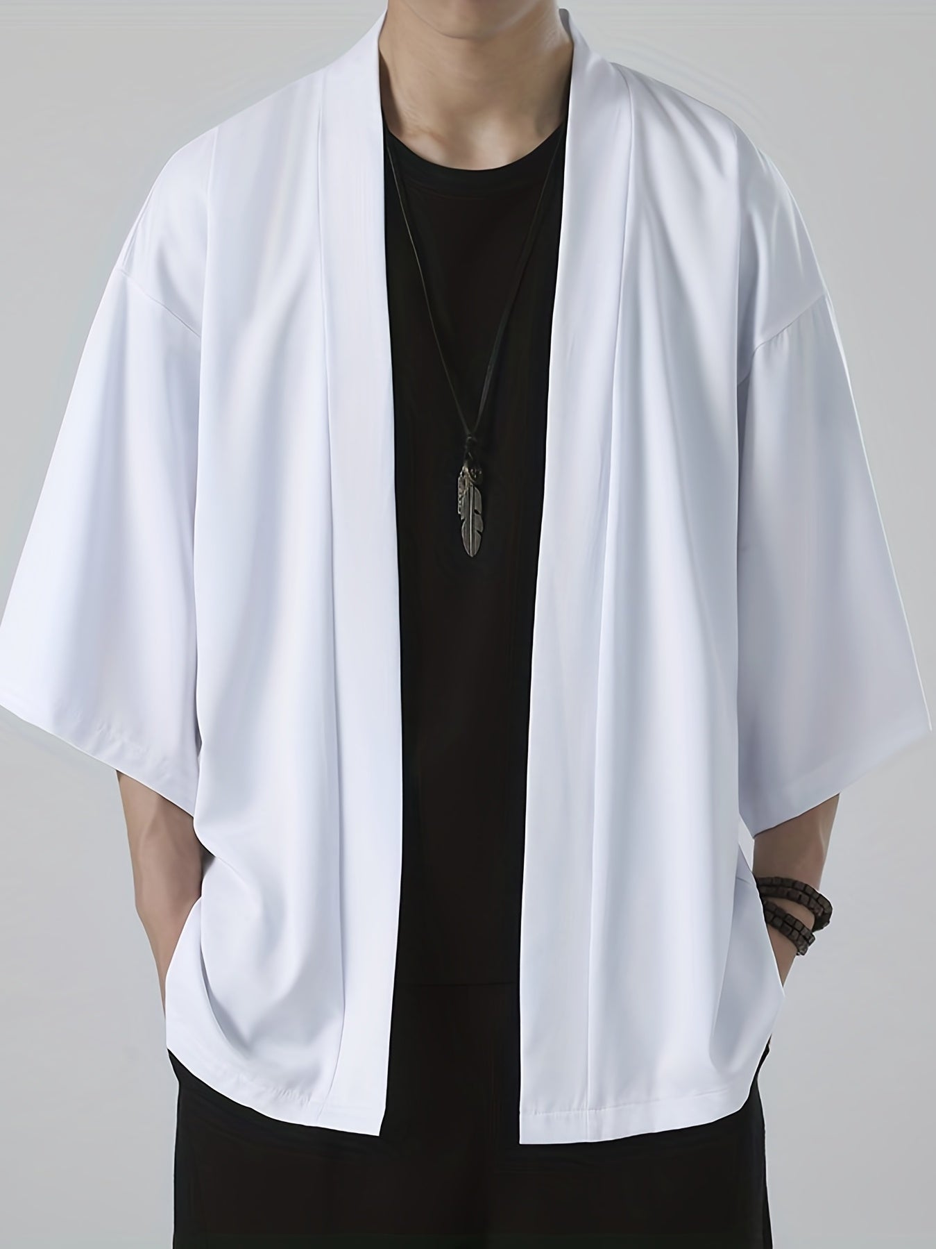 Kaito Men's Kimono | Premium Cotton Blend, Traditional Japanese Clothing Male 1