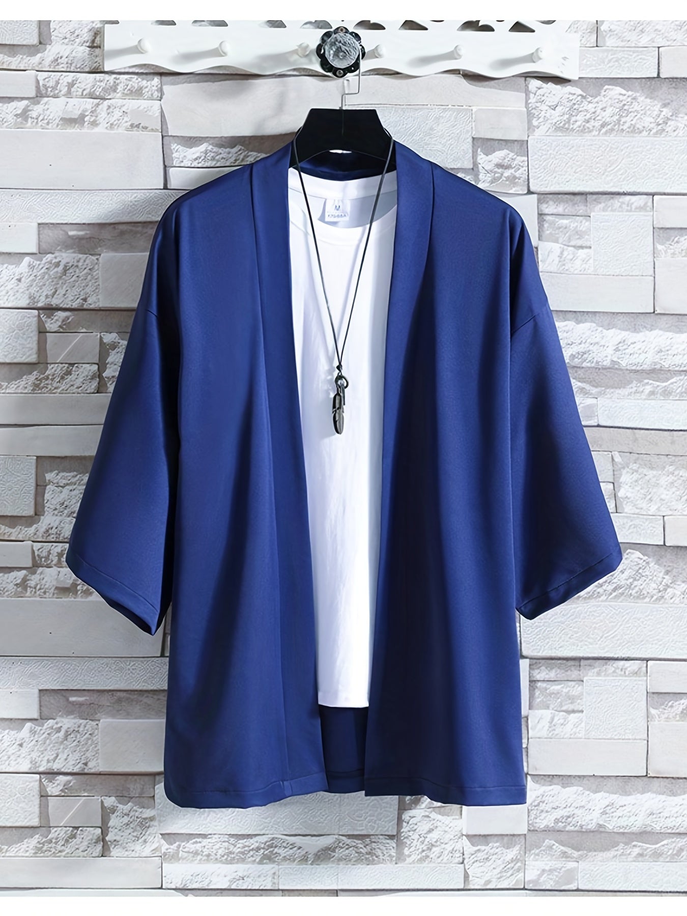 Kaito Men's Kimono | Premium Cotton Blend, Traditional Japanese Clothing Male 2