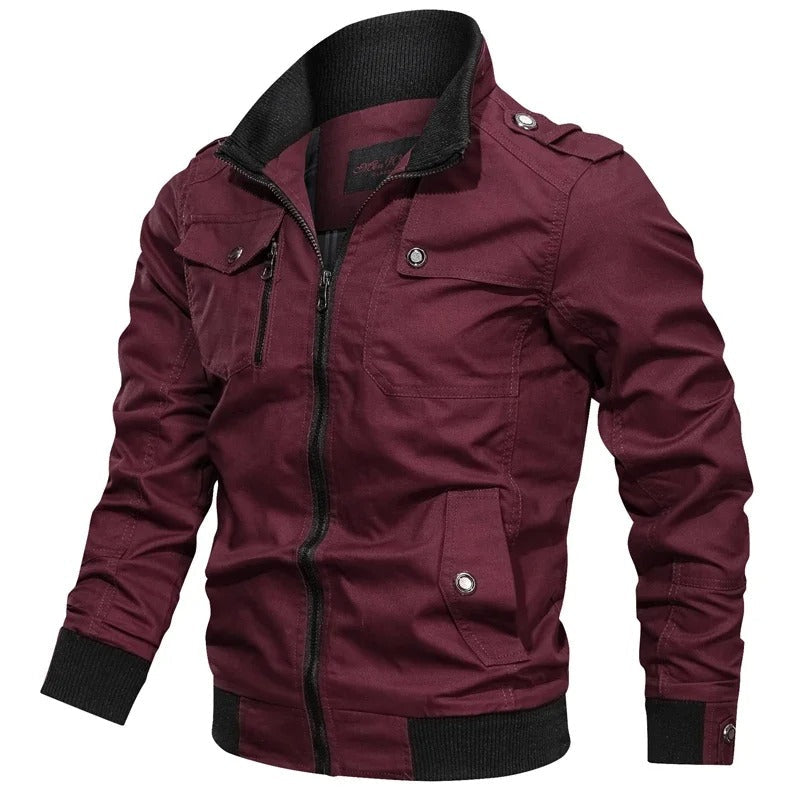 Kara Men's Moto Jacket | Lightweight & Breathable Summer Style 3