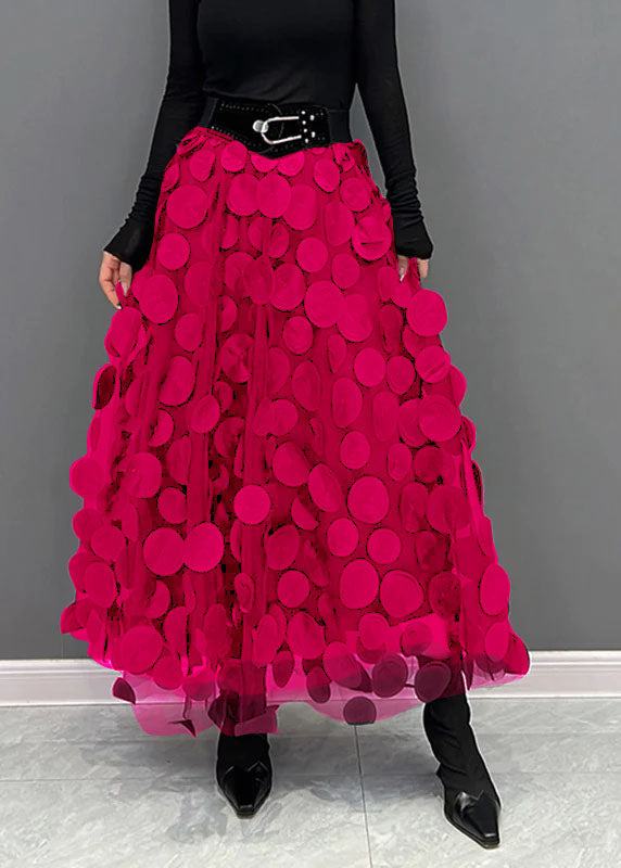 Kiana Women's Tulle Skirt | Elegant Dot Patchwork Design 6