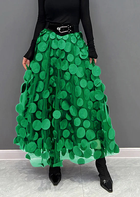 Kiana Women's Tulle Skirt | Elegant Dot Patchwork Design 9