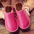 Korey Men's Slippers | Waterproof Leather, Stylish Brown 0