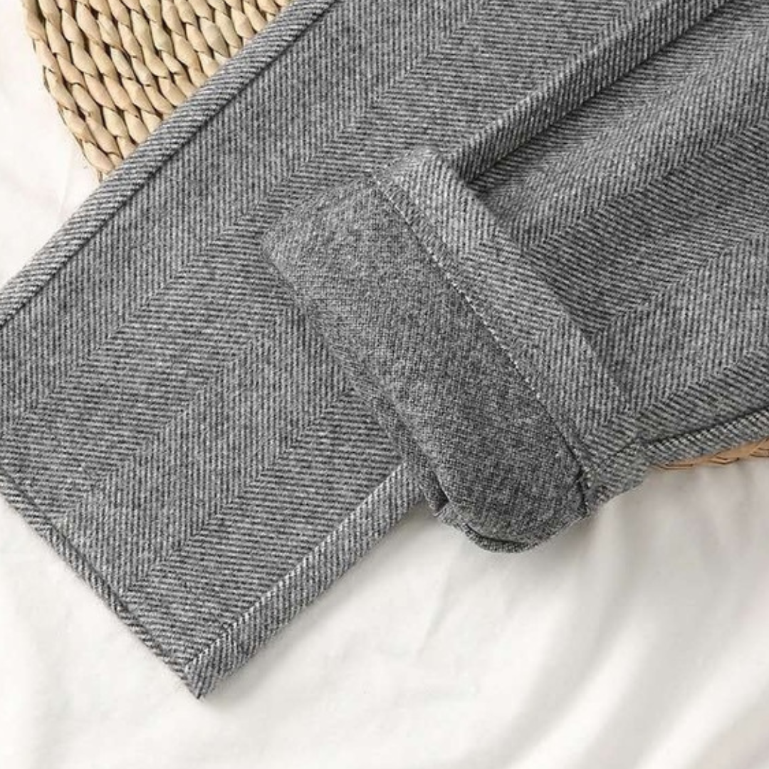 Lana Women's Trousers | Cotton-Linen Blend, Casual Elegance 4