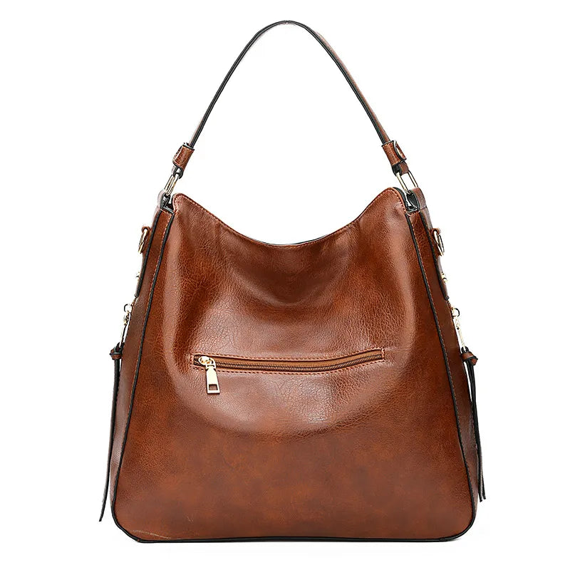 Lara Women's Leather Tote Bag | Vintage European Design 2
