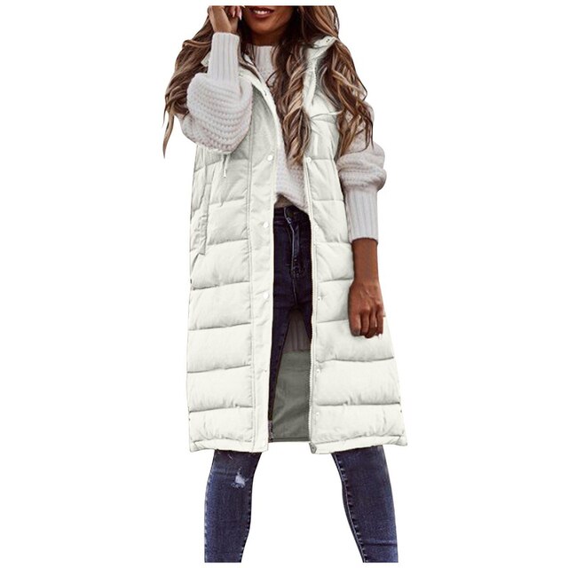 Lena Women's Winter Coat | Cozy Sleeveless Design, Versatile 2