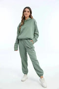 Leya Women's Hoodie and Jogging Pants Set | Cotton Blend, Cozy 0