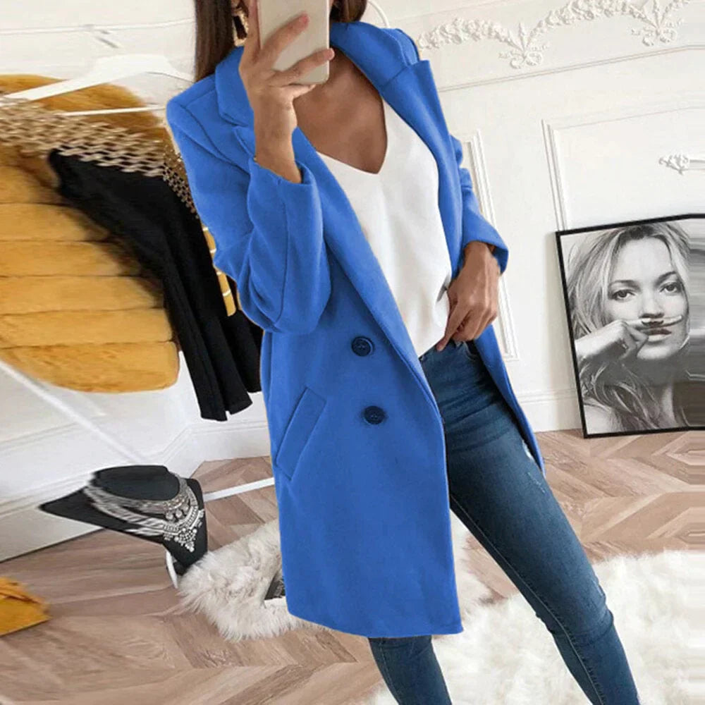 Lina Women's Classic Coat | Timeless Elegance 5
