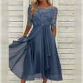 Lina Women's Cocktail Dress | Elegant Comfort, Timeless Design 0