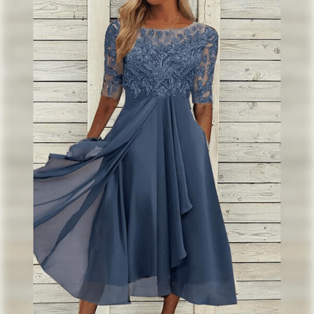 Lina Women's Cocktail Dress | Elegant Comfort, Timeless Design 0