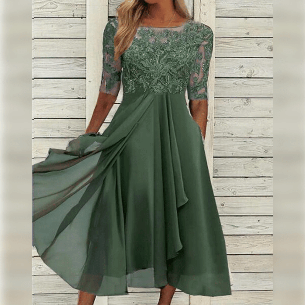 Lina Women's Cocktail Dress | Elegant Comfort, Timeless Design 1