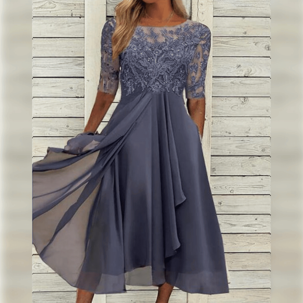 Lina Women's Cocktail Dress | Elegant Comfort, Timeless Design 3