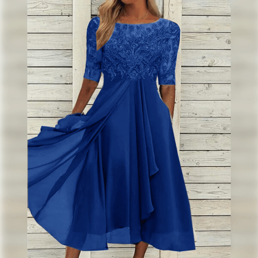 Lina Women's Cocktail Dress | Elegant Comfort, Timeless Design 5