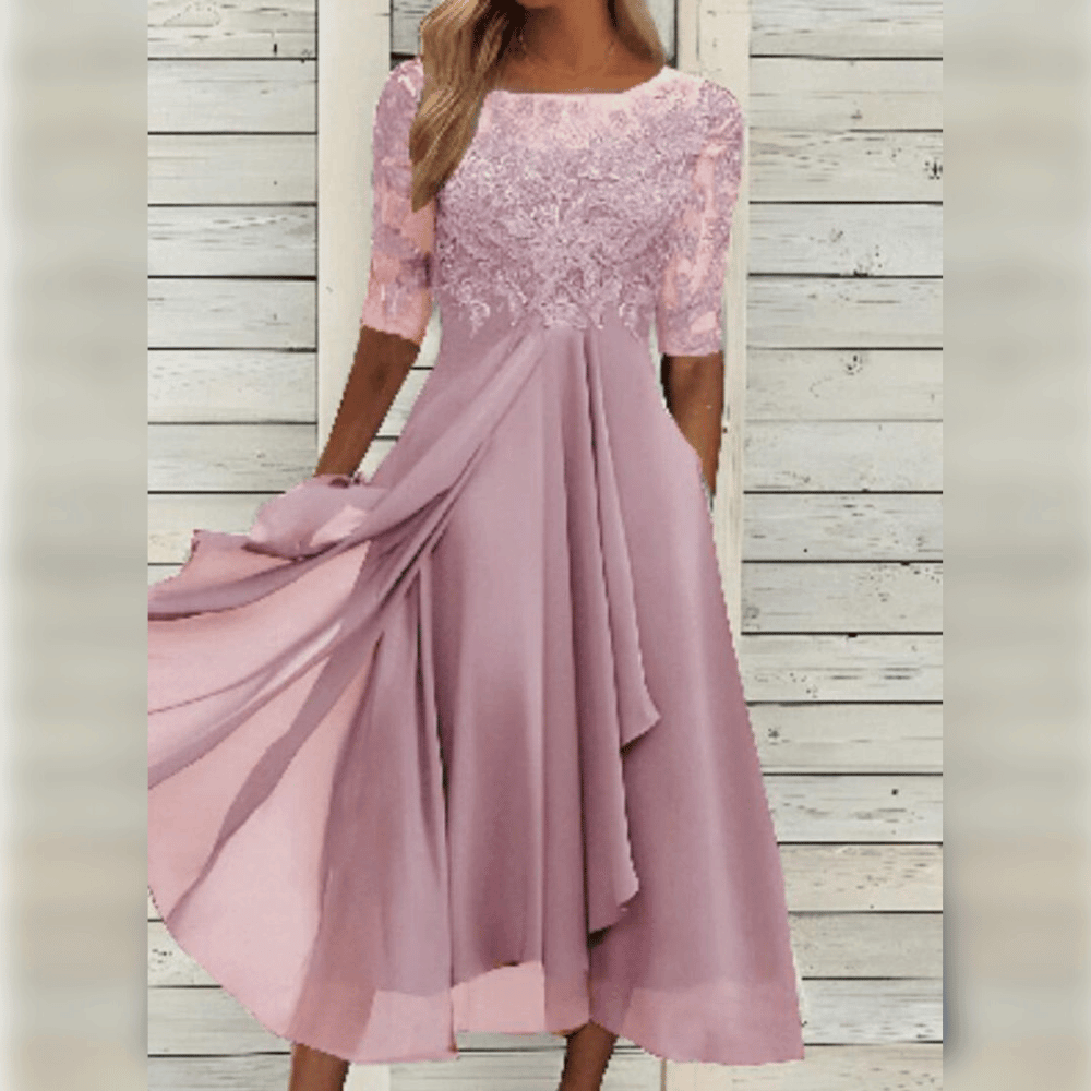 Lina Women's Cocktail Dress | Elegant Comfort, Timeless Design 6