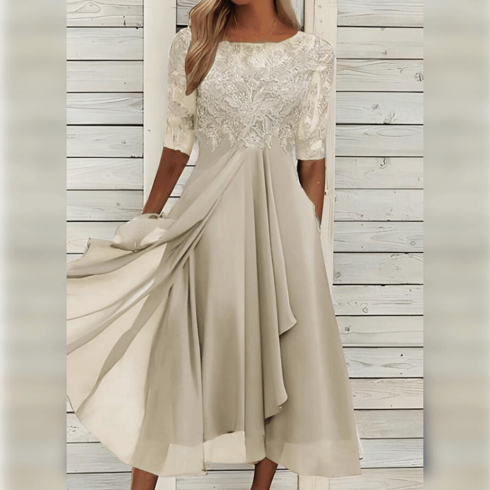 Lina Women's Cocktail Dress | Elegant Comfort, Timeless Design 7