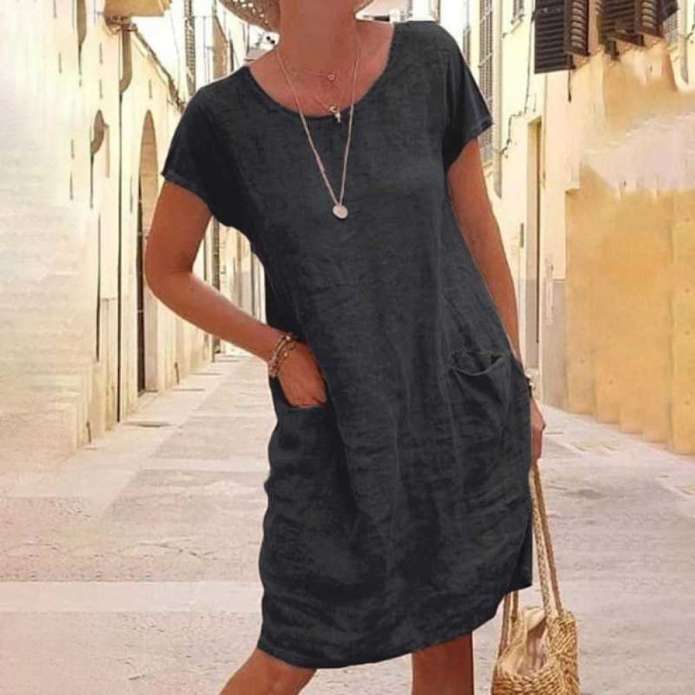 Lina Women's Dress | Premium Linen, Elegant Summer Style 0