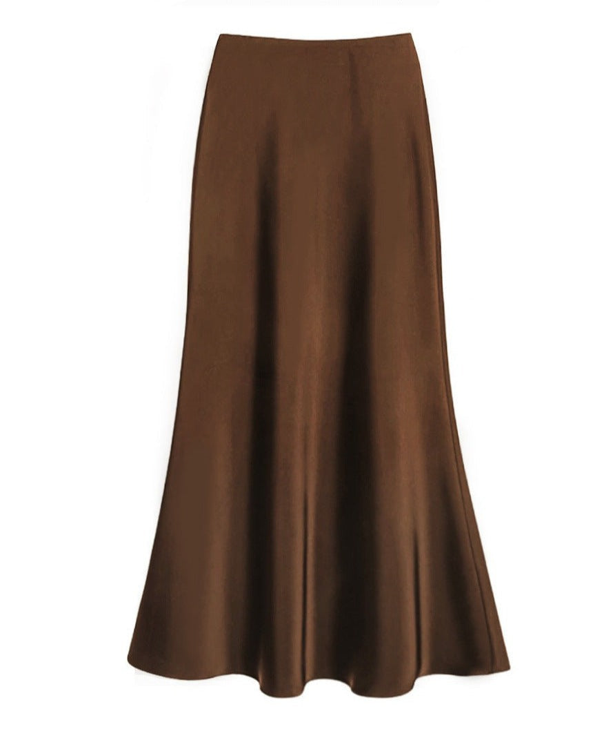 Lina Women's Maxi Skirt | Luxurious Silk, Versatile Design 10