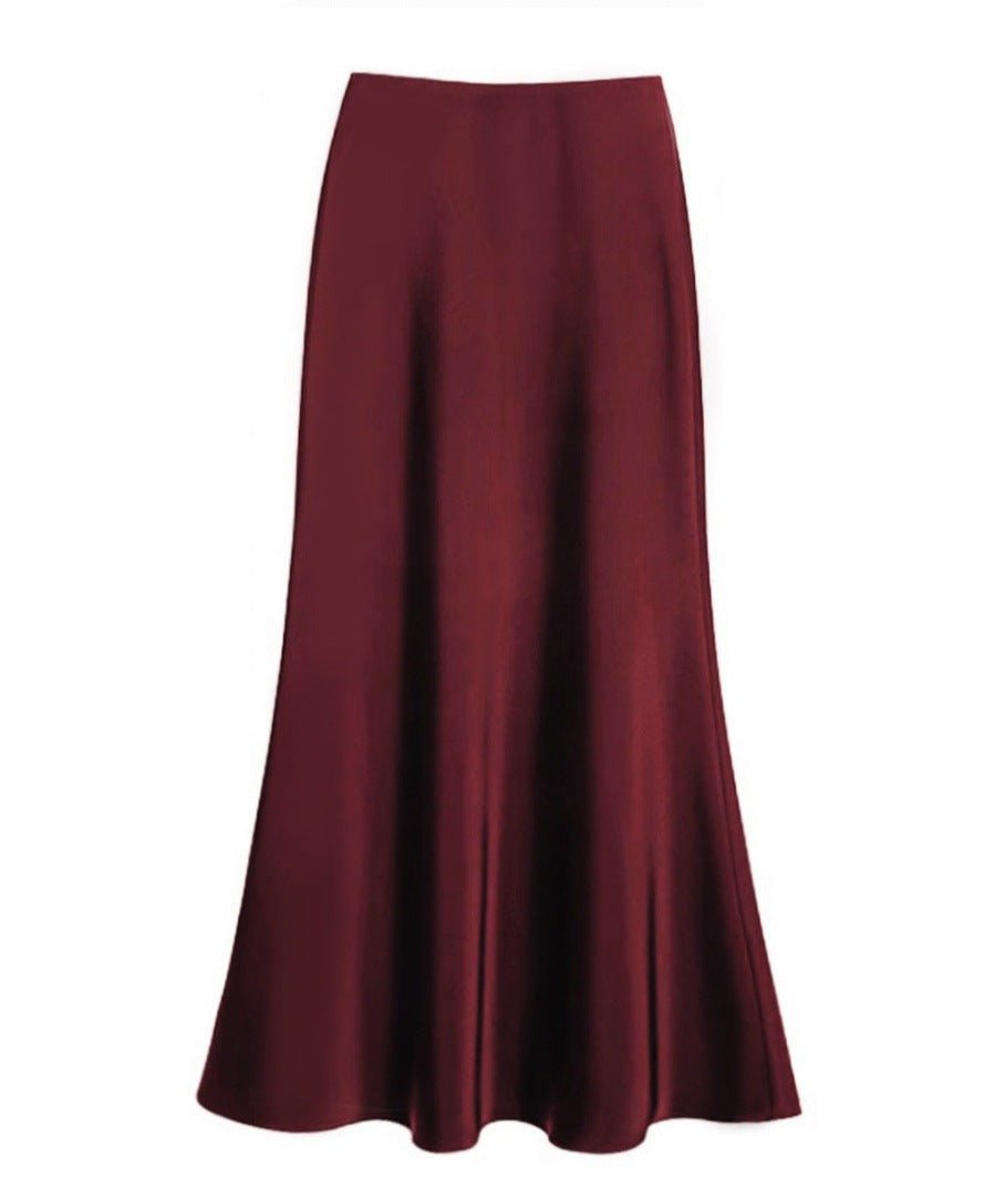 Lina Women's Maxi Skirt | Luxurious Silk, Versatile Design 4