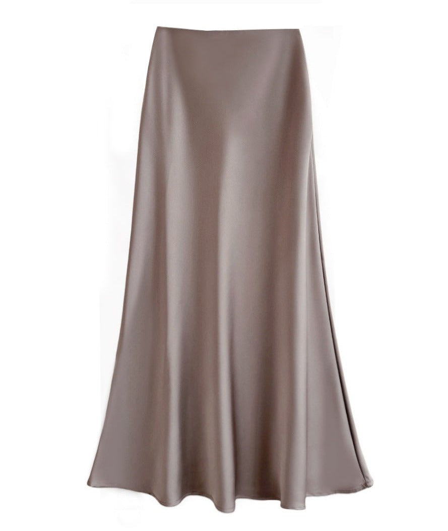 Lina Women's Maxi Skirt | Luxurious Silk, Versatile Design 5