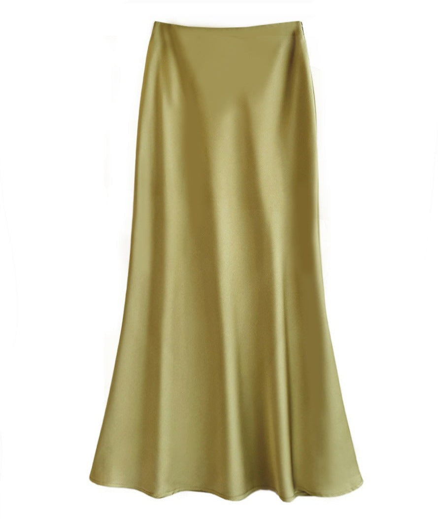 Lina Women's Maxi Skirt | Luxurious Silk, Versatile Design 9