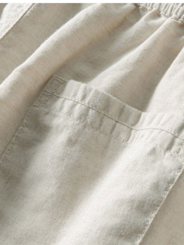 Lino Men's Linen Pants | Breathable Cotton-Linen Blend, Lightweight Summer Trousers 3