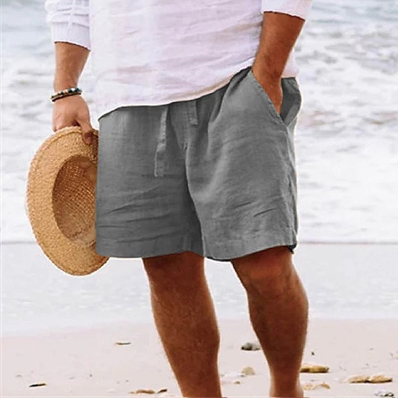 Lino Men's Summer Shorts | Lightweight Linen Blend, Breathable Design 1