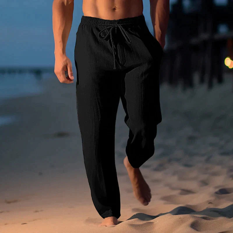 Lino Men's Summer Trousers | Lightweight Linen, Casual 3