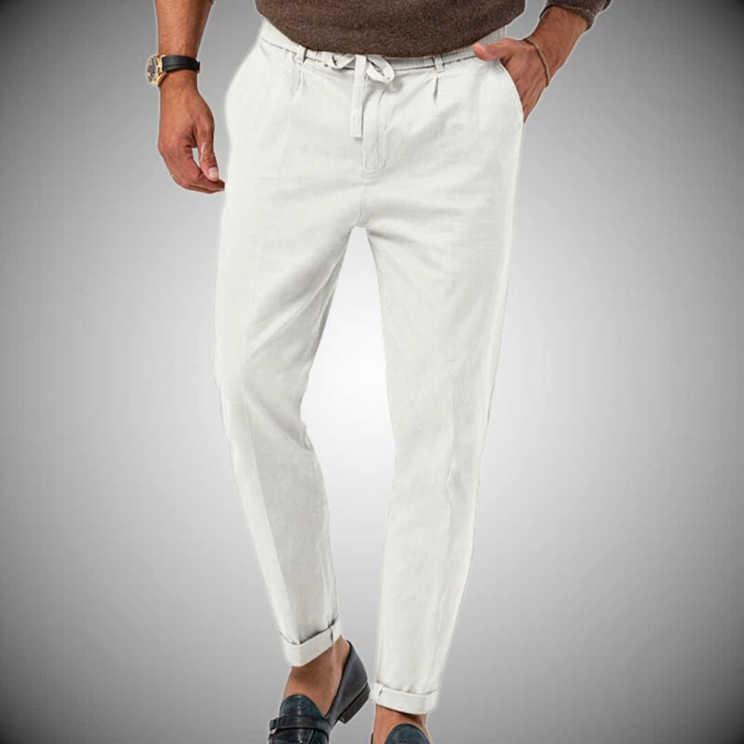 Lino Men's Trousers | Premium Linen-Cotton Blend, Lightweight Comfort 2