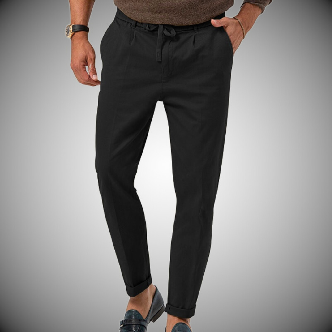 Lino Men's Trousers | Premium Linen-Cotton Blend, Lightweight Comfort 3