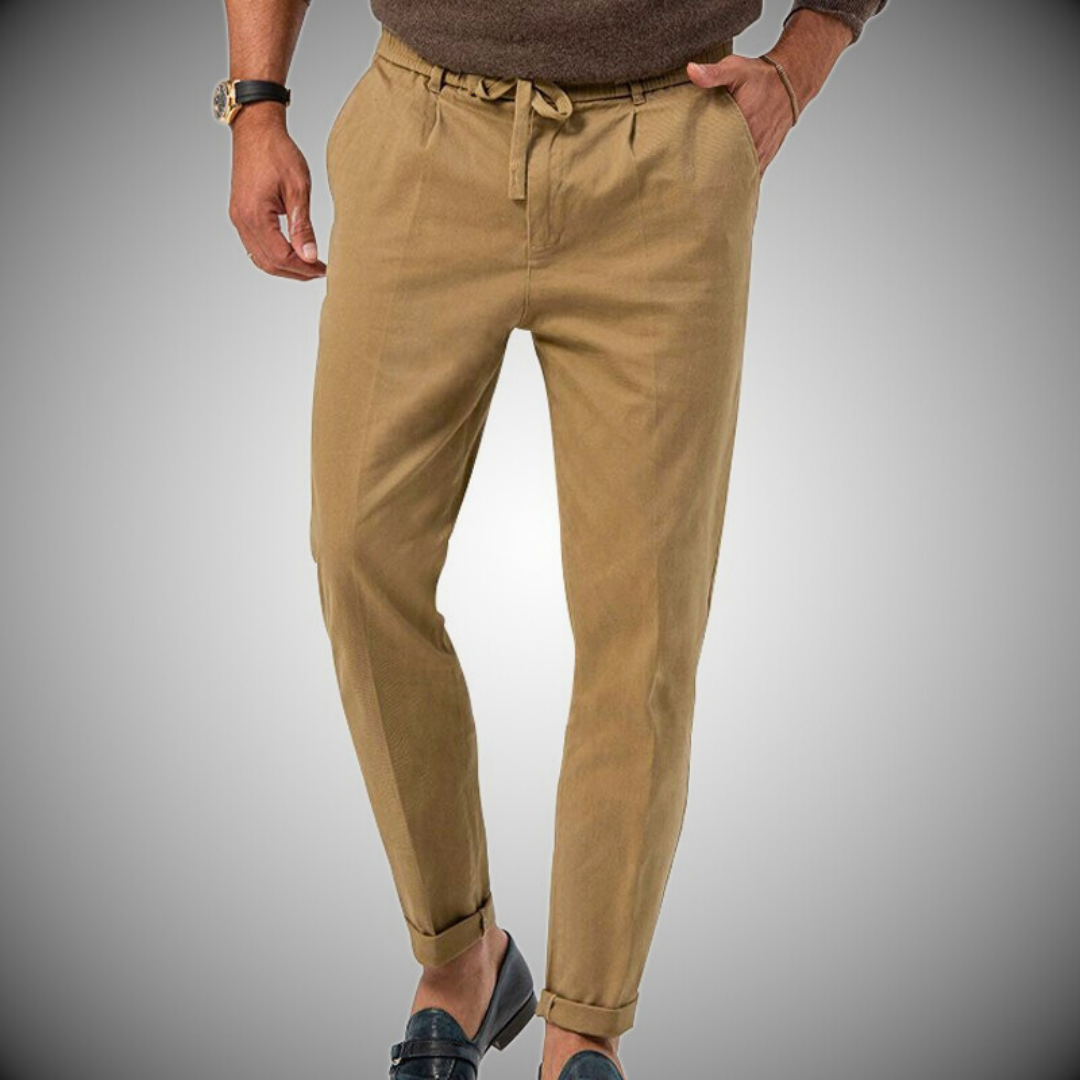 Lino Men's Trousers | Premium Linen-Cotton Blend, Lightweight Comfort 5