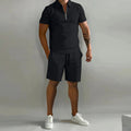 Lorenzo Men's Summer Set | Premium Polo and Shorts, Comfortable Fit 0