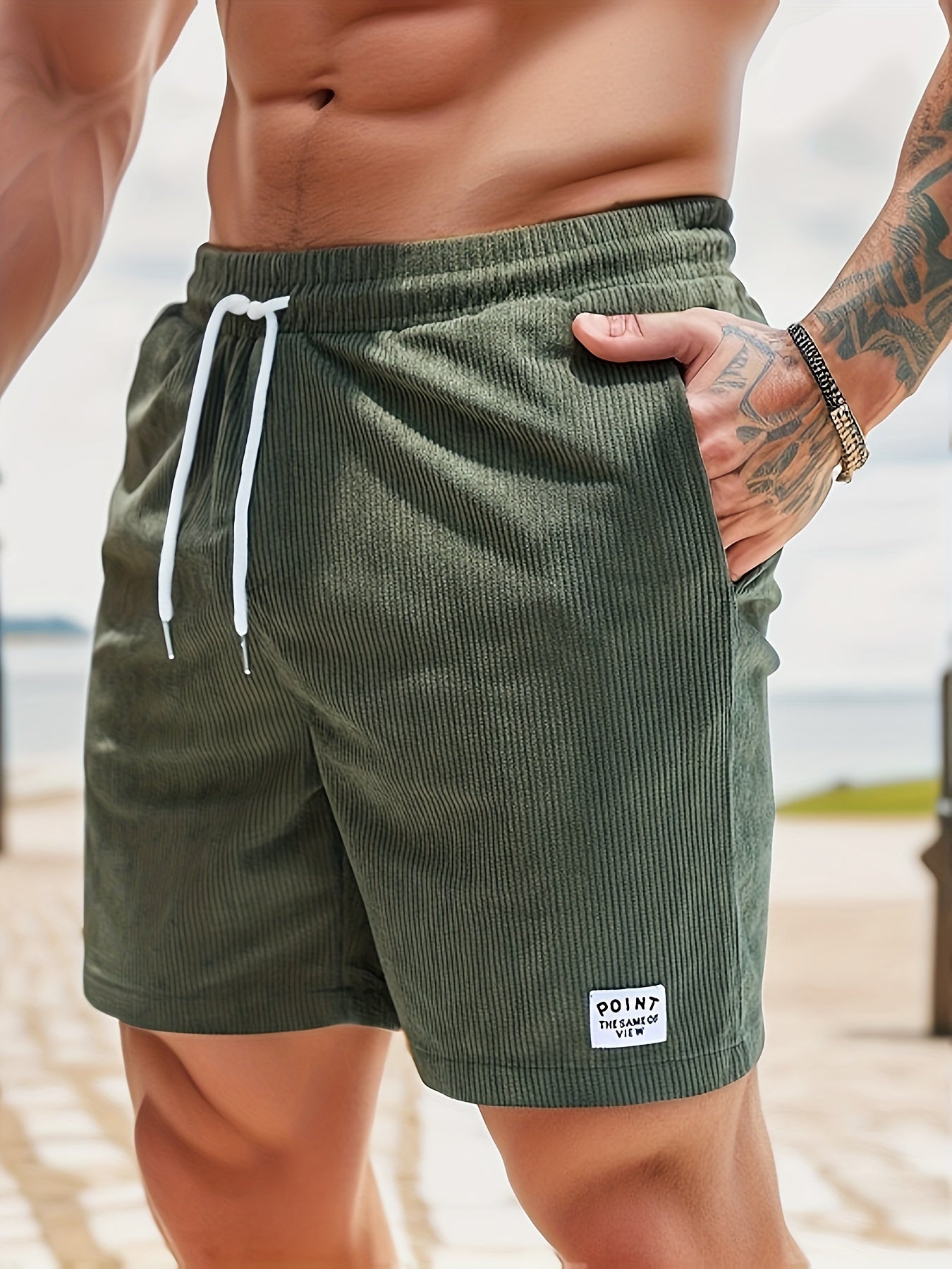 Luca Men's Striped Shorts | Handmade, Comfortable Fabric 0