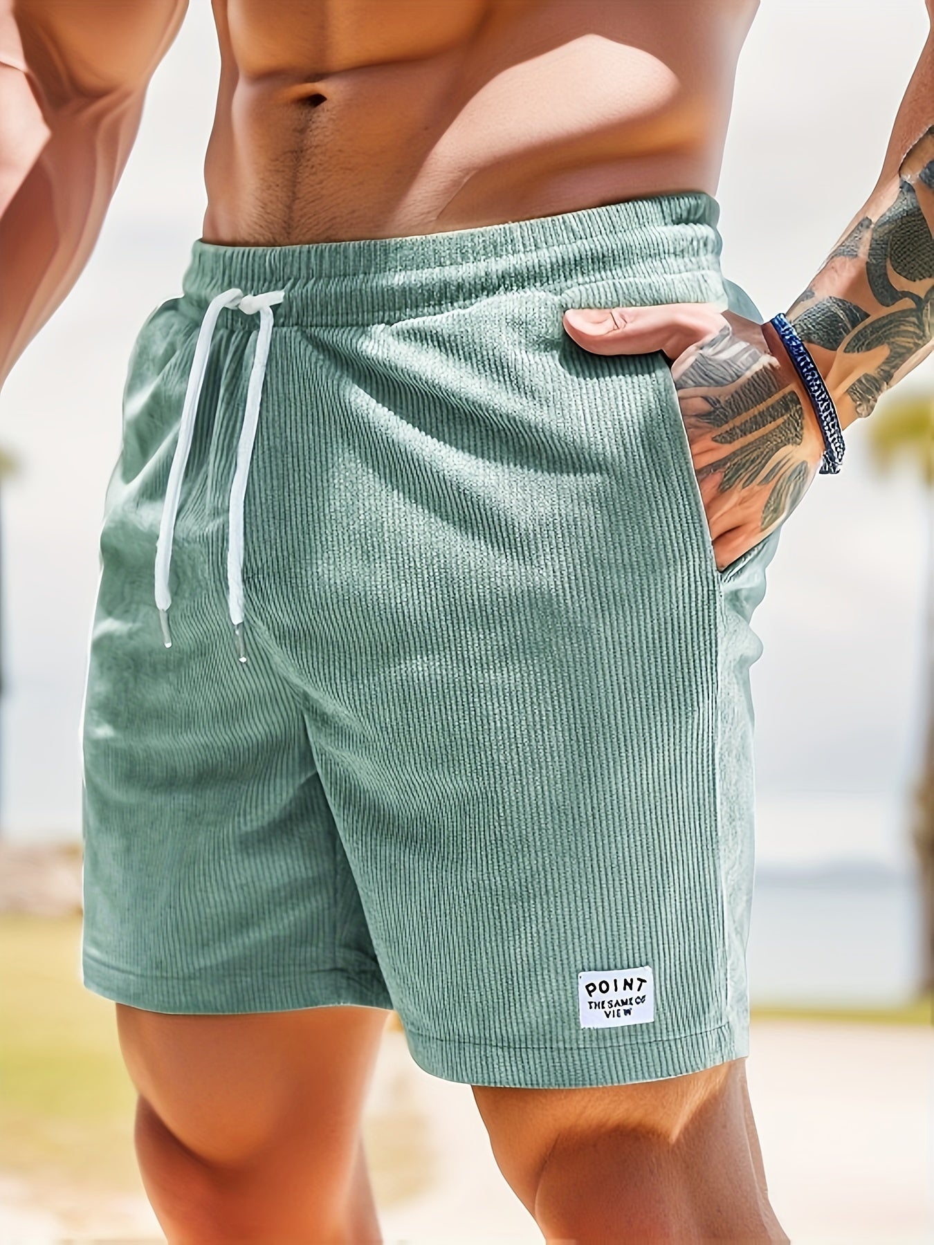 Luca Men's Striped Shorts | Handmade, Comfortable Fabric 4