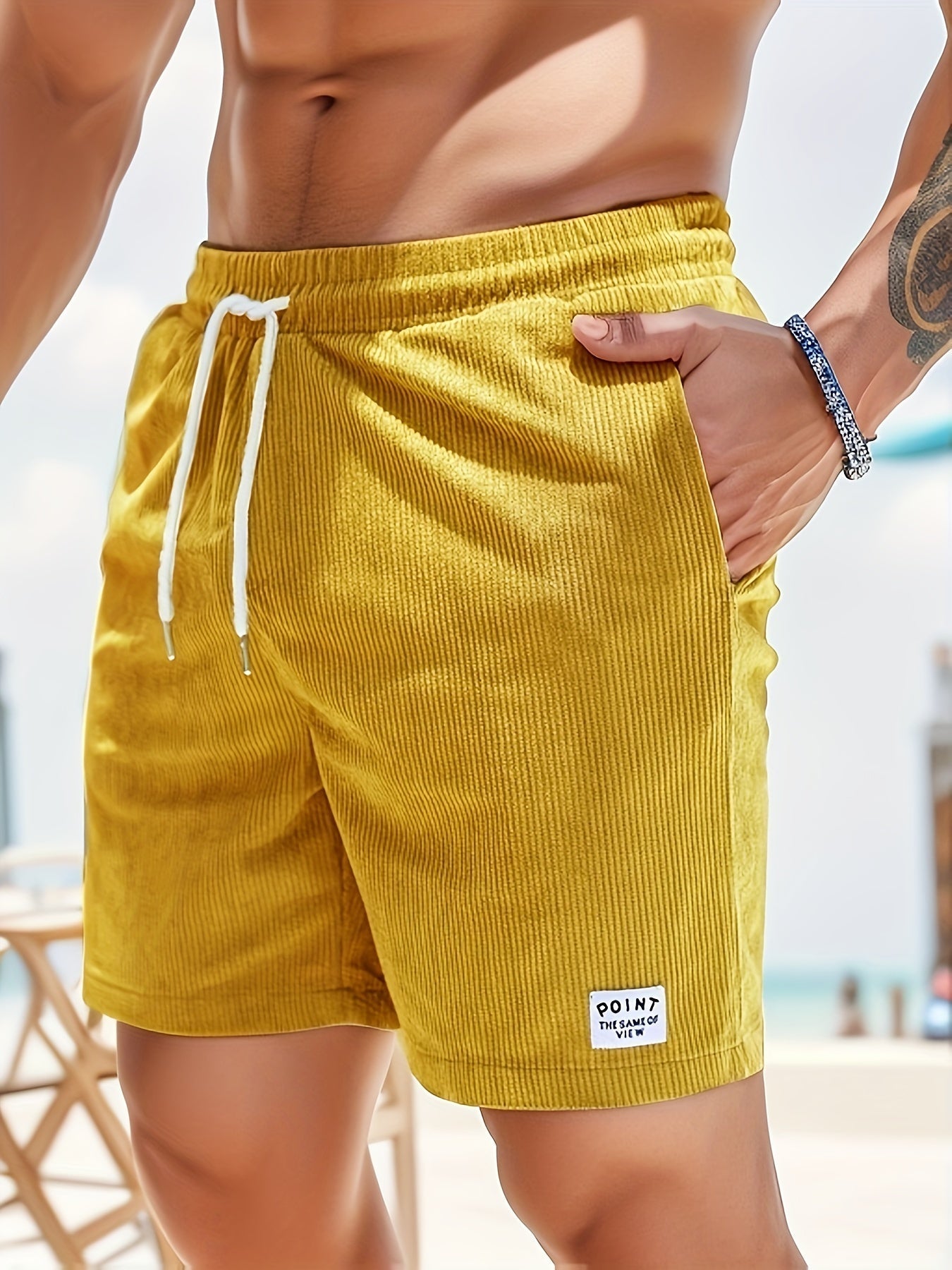 Luca Men's Striped Shorts | Handmade, Comfortable Fabric 6
