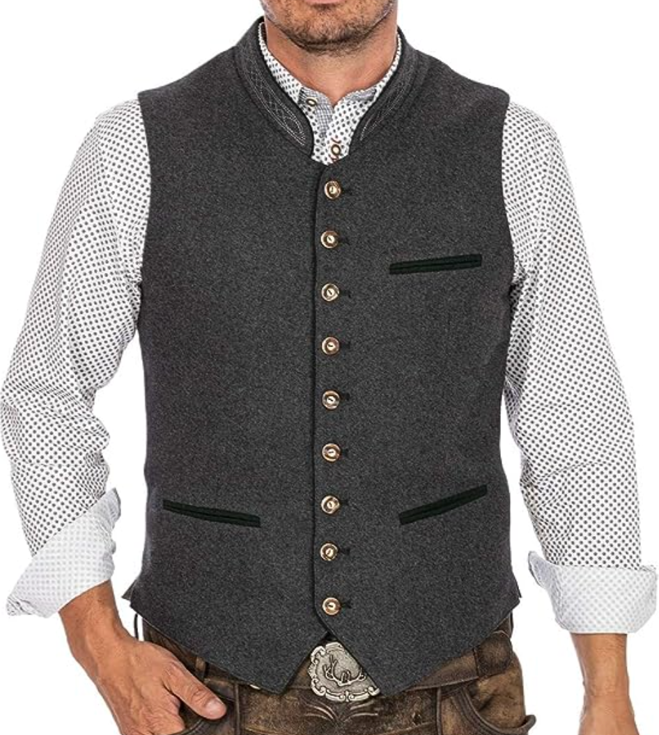 Luca Men's Vest | High-Quality Cotton, Elegant Design 0