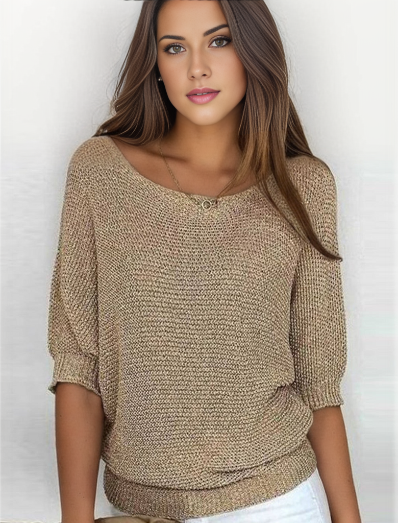 Luna Women's Crew Neck Sweater | Soft Acrylic Blend 0