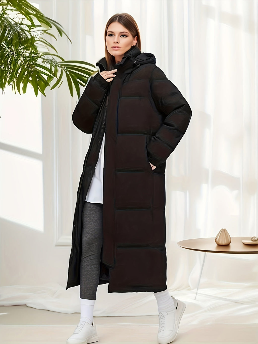 Luna Women's Parka Jacket | Long Down Coat for Ultimate Warmth and Style 4