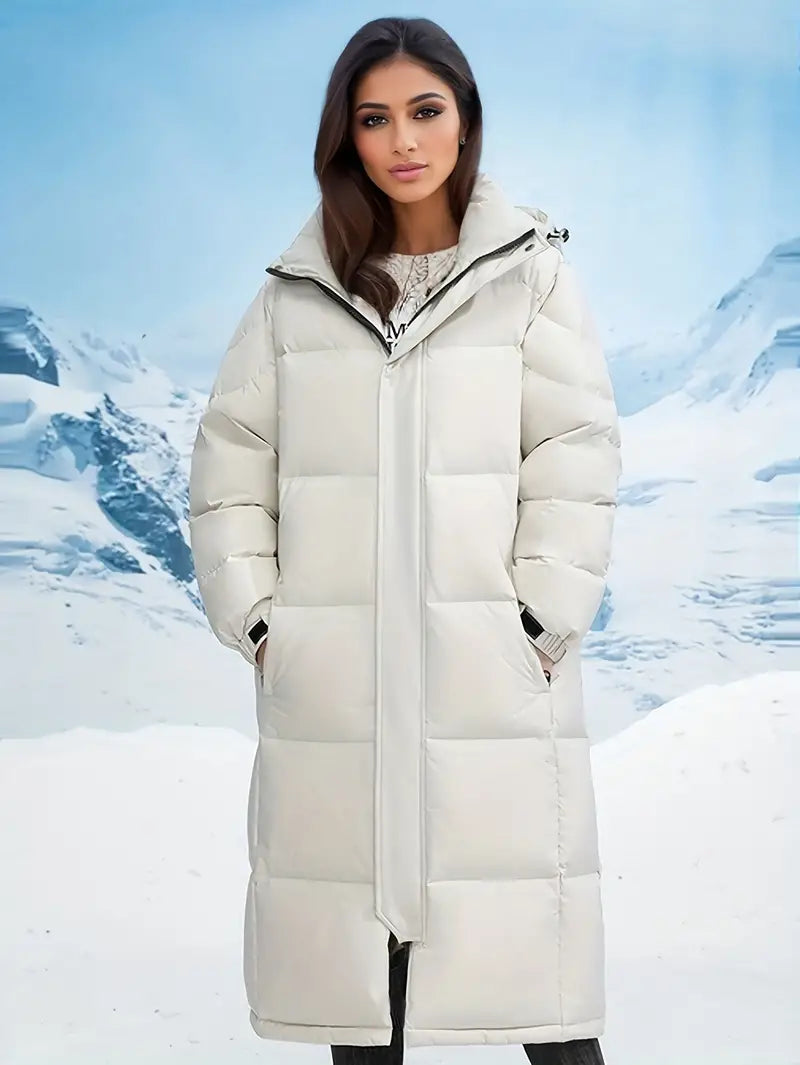 Luna Women's Parka Jacket | Long Down Coat for Ultimate Warmth and Style 7