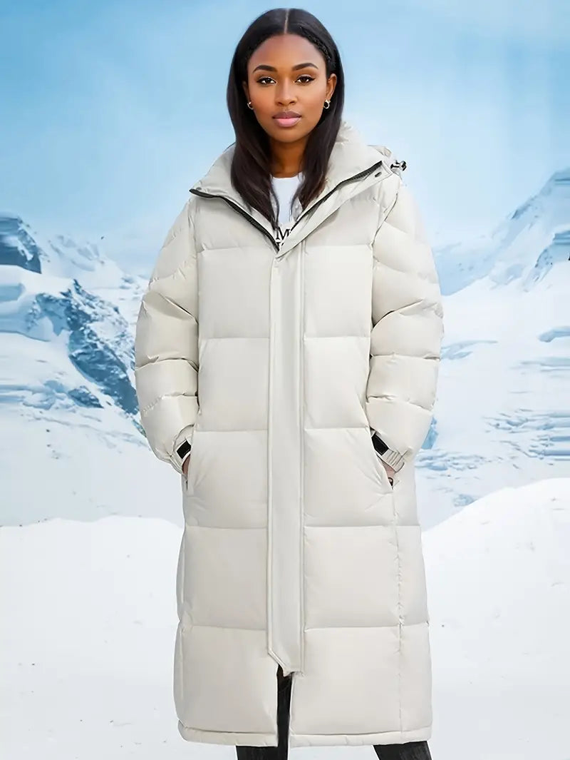 Luna Women's Parka Jacket | Long Down Coat for Ultimate Warmth and Style 8