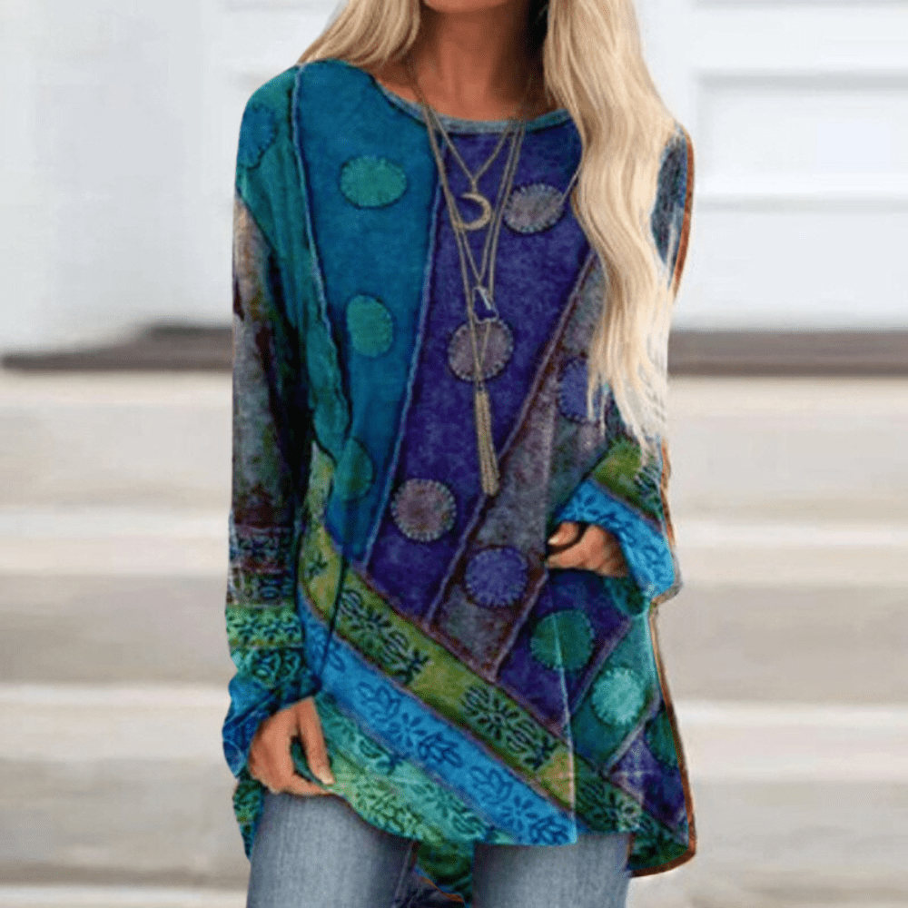 Luna Women's Sweater | 100% Cotton, Vintage-Inspired Autumn Top 0