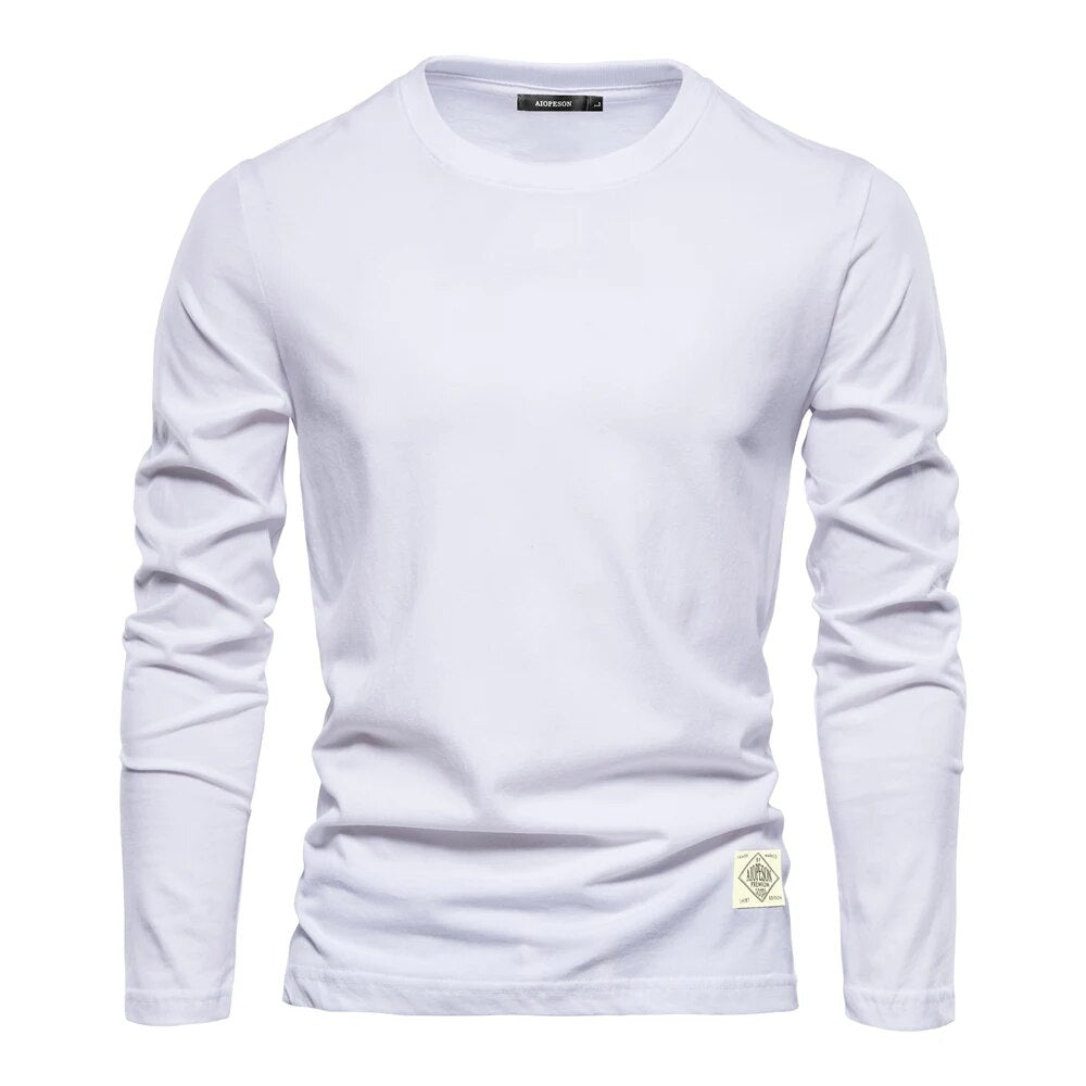 Luxe Men's Long Sleeve T-Shirt | Timeless Comfort, Casual Style 0