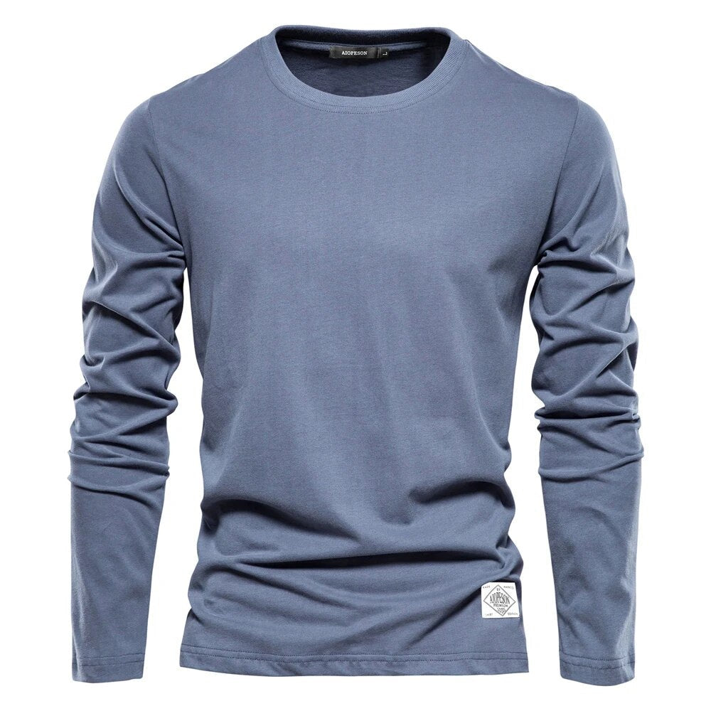 Luxe Men's Long Sleeve T-Shirt | Timeless Comfort, Casual Style 1