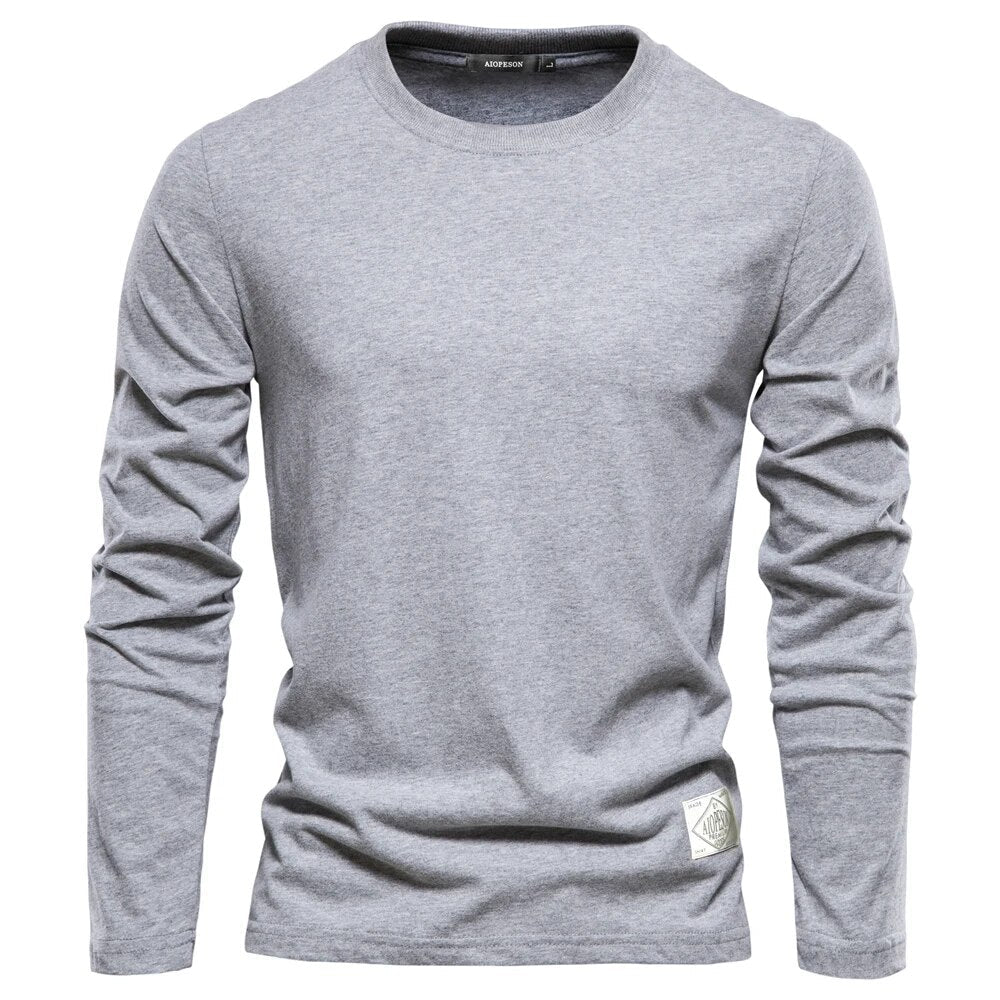 Luxe Men's Long Sleeve T-Shirt | Timeless Comfort, Casual Style 2