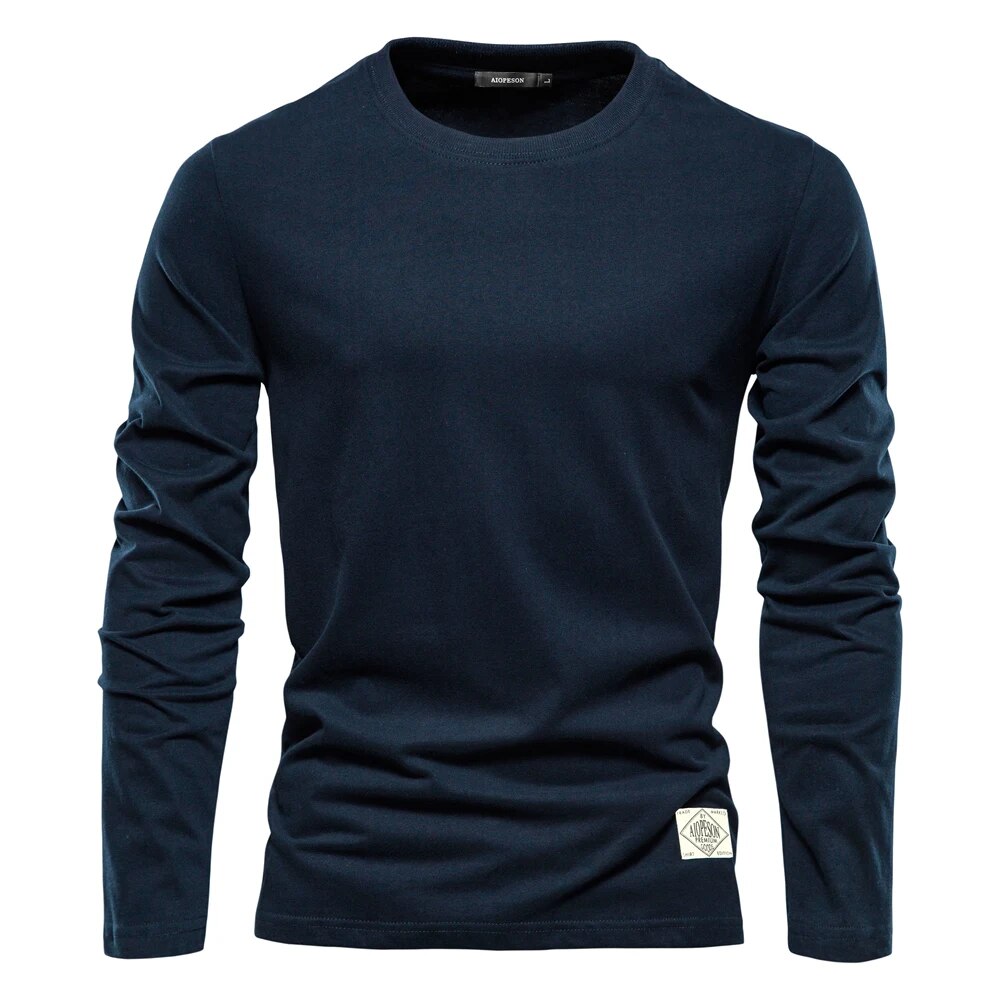 Luxe Men's Long Sleeve T-Shirt | Timeless Comfort, Casual Style 3