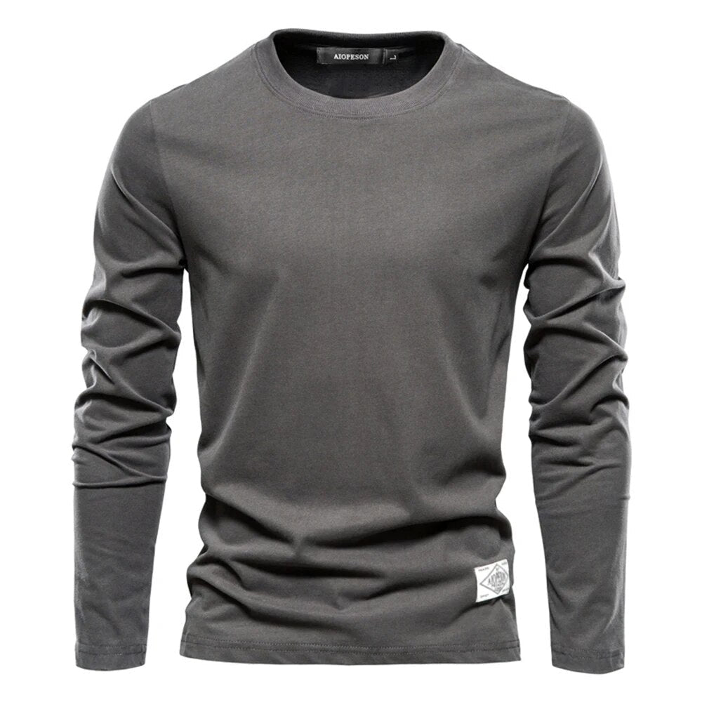 Luxe Men's Long Sleeve T-Shirt | Timeless Comfort, Casual Style 5