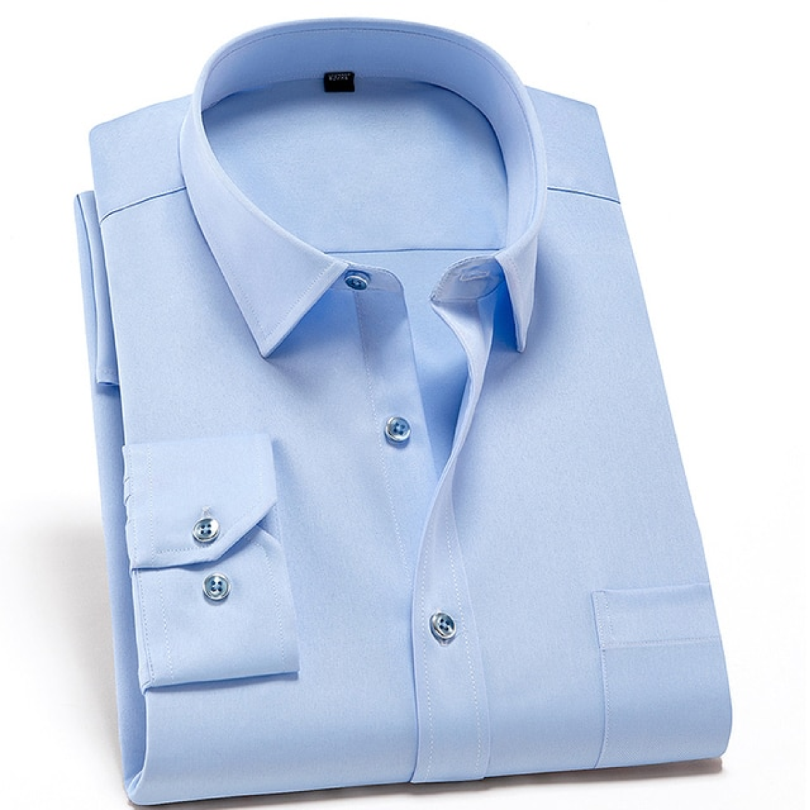 Luxe Men's Stretch Shirt | Moisture-Wicking, Wrinkle-Resistant 8