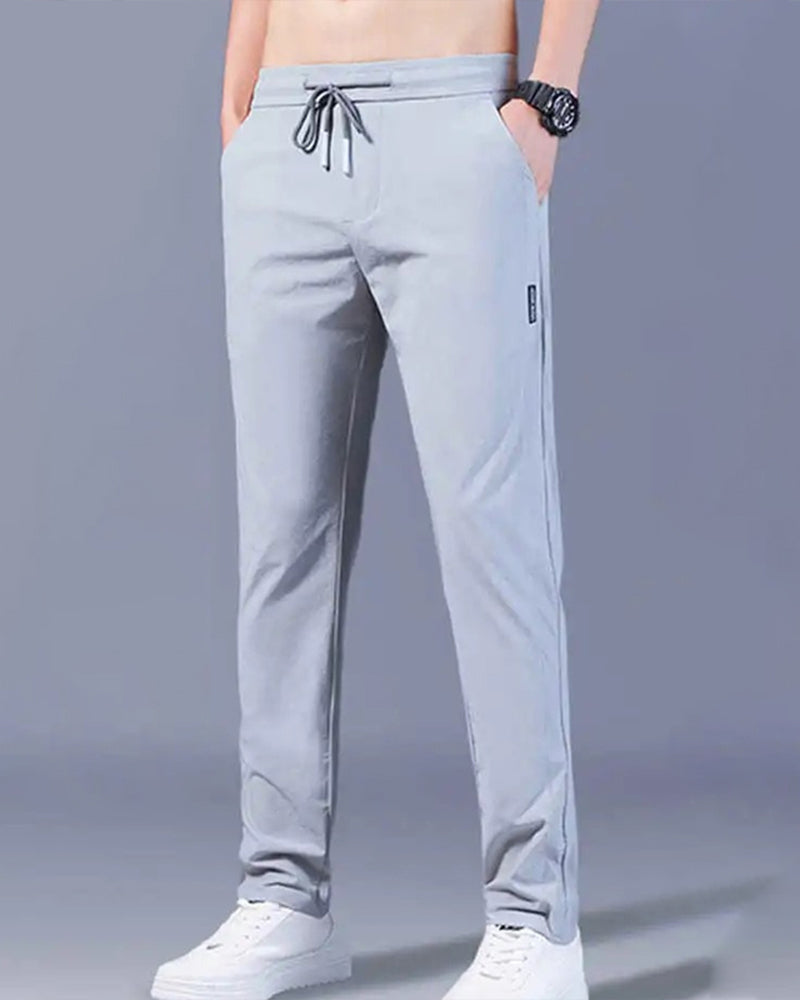 Luxe Men's Trousers | High-Quality Cotton, Quick-Drying Chinos 1