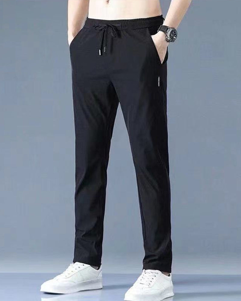 Luxe Men's Trousers | High-Quality Cotton, Quick-Drying Chinos 2
