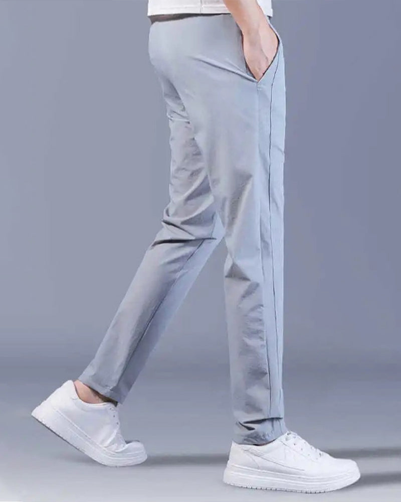 Luxe Men's Trousers | High-Quality Cotton, Quick-Drying Chinos 5