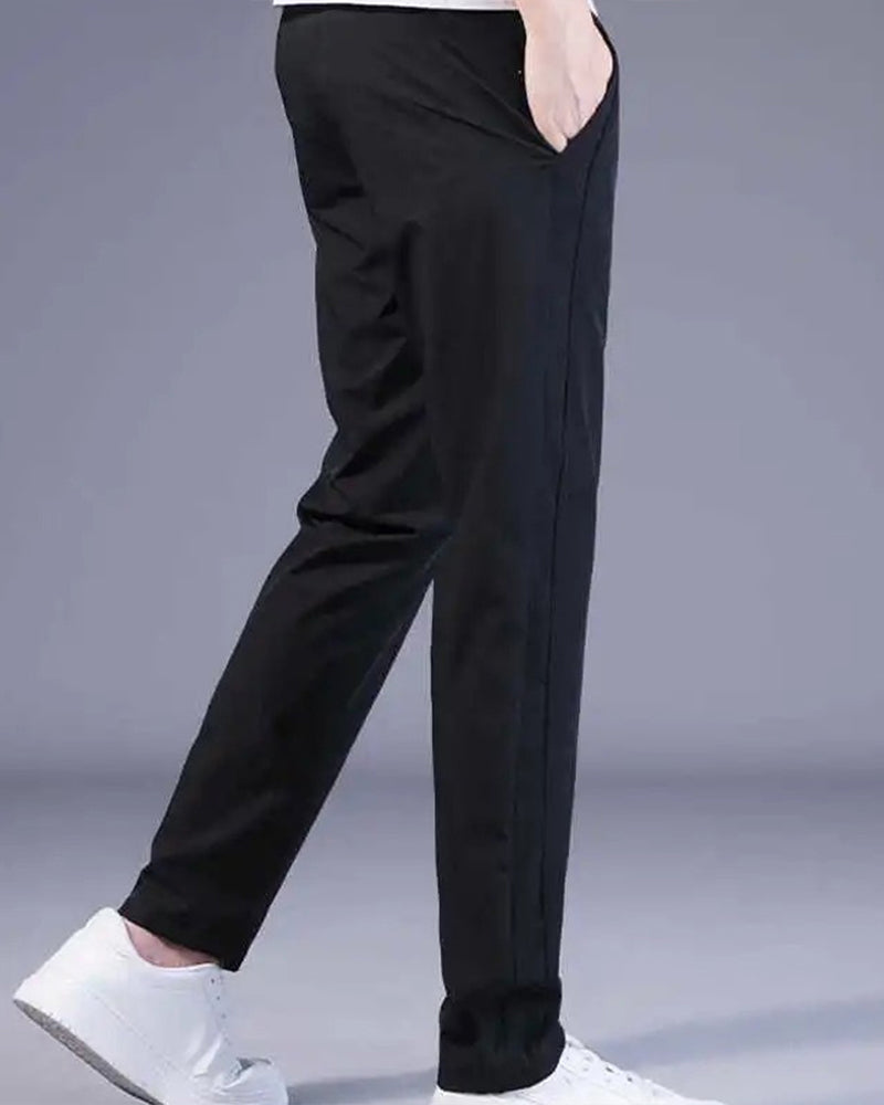 Luxe Men's Trousers | High-Quality Cotton, Quick-Drying Chinos 6
