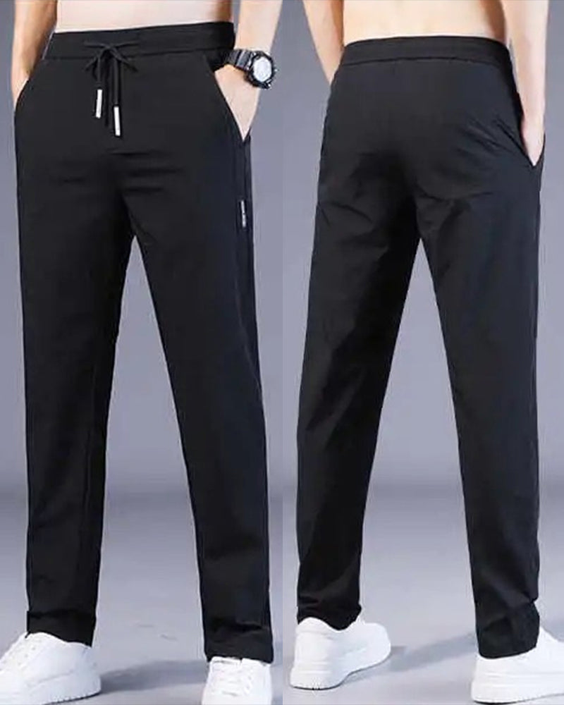 Luxe Men's Trousers | High-Quality Cotton, Quick-Drying Chinos 7